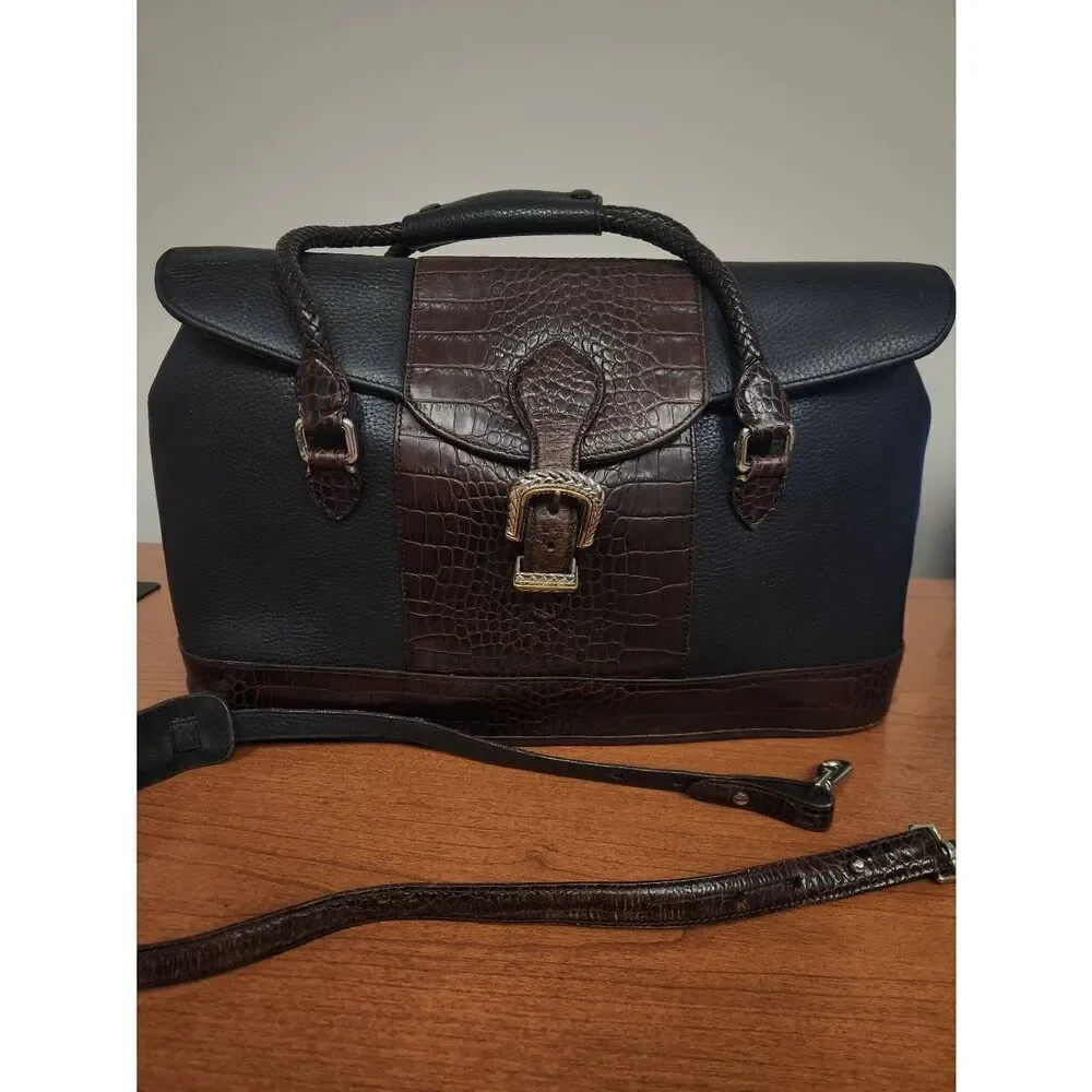 BRIGHTON Vintage for Business Collection Two Tone Women's Briefcase Bag